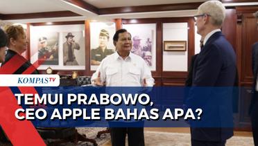 CEO Apple, Tim Cook Temui Prabowo Subianto di Kantor Kemenhan RI! Bahas Ini