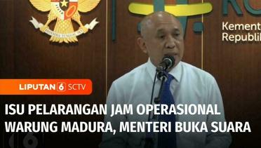 Isu Pelarangan Jam Operasional Warung Madura di Bali, Menteri Teten Masduki Buka Suara | Liputan 6