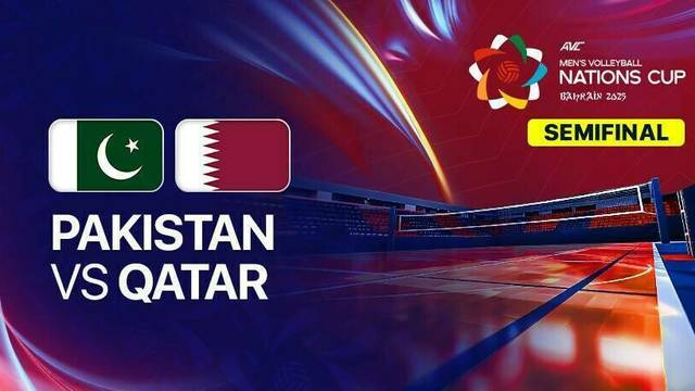 Semifinal: Pakistan vs Qatar - Full Match | AVC Men's Volleyball Nations Cup 2025
