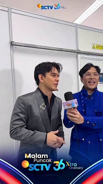 Azof Rangga ganteng banget di HUT SCTV ke 36!