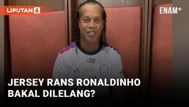 Raffi Ahmad Bakal Lelang Jersey Ronaldinho, Ada yang Minat?