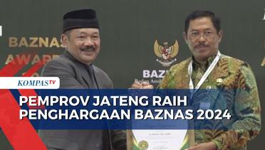 Pj Gubernur Jateng Raih Penghargaan Kepala Daerah Pendukung Pengelolaan Zakat Terbaik