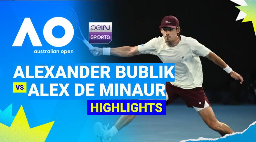Alexander Bublik (KAZ) vs Alex de Minaur (AUS) - Men's Singles Round 4 | Australian Open 2026