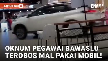 Viral! Mobil Terobos Mal Transmart Padang Dikemudikan Oknum Pegawai Bawaslu Payakumbuh