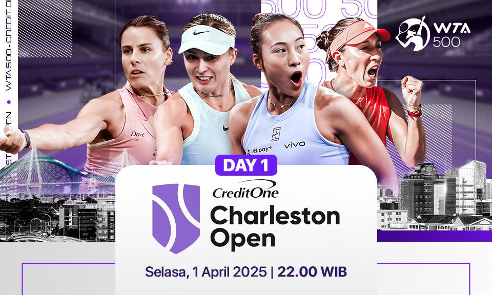 WTA 500: Charleston Open - Day 1