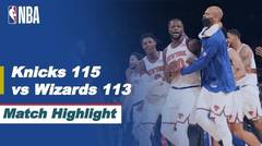 Match Highlight  | New York Knicks 115 vs 113 Washington Wizards | NBA Pre-Season 2021/2022