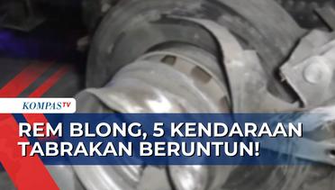 Truk Minyak Tabrak Beruntun 3 Mobil & 1 Motor, Diduga Akibat Rem Blong!