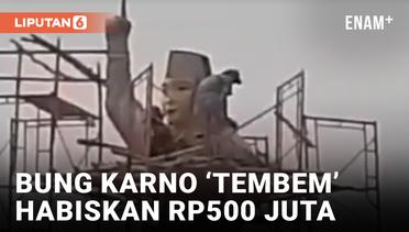 Patung Bung Karno di Banyuasin Berpotensi Dibongkar Kadis PU gegara Tidak Mirip