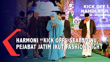Harmoni Kick Off Seabad NU, Wali Kota dan Kapolrestabes Ikut Fashion Night