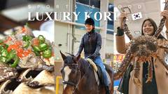 KOREA TRAVEL : HORSERIDING EXPERIENCE + SEAFOOD MUKBANG DAY!