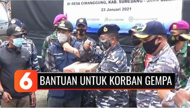 YPP dan TNI AL Salurkan Bantuan untuk Korban Longsor di Sumedang | Liputan 6