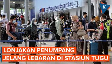 Catatkan 11.000 Penumpang Turun, Stasiun Tugu Yogyakarta Alami Lonjakan Jelang Lebaran