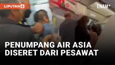 Kelebihan, Air Asia Seret Penumpang dari Pesawat