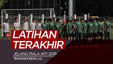Latihan Terakhir Timnas Indonesia U-22 Sebelum Bertanding di Piala AFF 2019