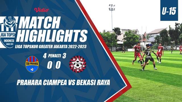 HIGHLIGHTS 8 BESAR U-15: PRAHARA CIAMPEA VS BEKASI RAYA