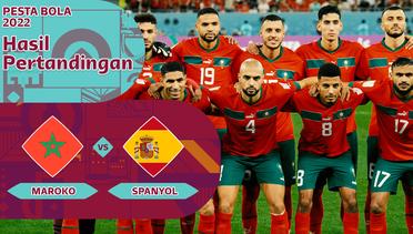 Data dan Statistik Maroko Vs Spanyol di Babak 16 Besar Piala DUnia 2022