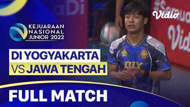 Full Match | Semifinal - Putra: DIY vs Jateng | Kejurnas Junior 2022