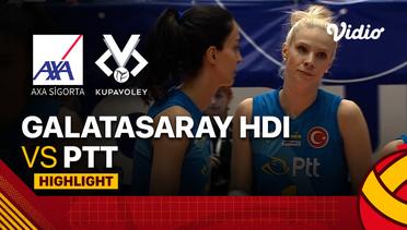 Highlights | Galatasaray HDI Sigorta vs PTT | Women's Turkish Volleyball Cup 2022/23