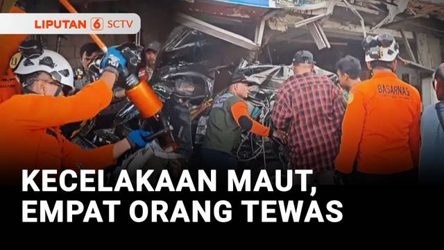 Kecelakaan Maut, Empat Orang Tewas | Liputan 6