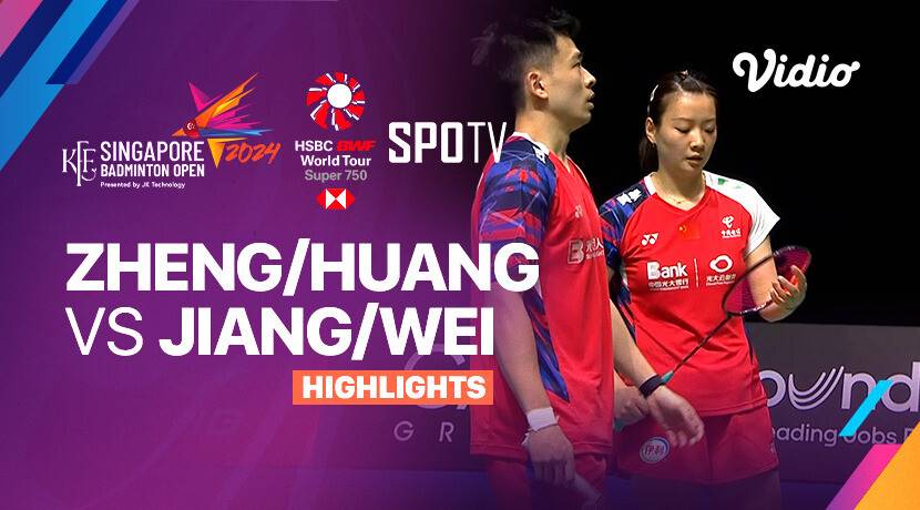 Zheng Si Wei/Huang Ya Qiong (CHN) vs Jiang Zhen Bang/Wei Ya