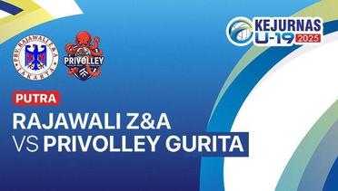 Putra: Rajawali Z&A vs Privolley Gurita Kaur - Full Match | Kejurnas Bola Voli Antarklub U-19 2025
