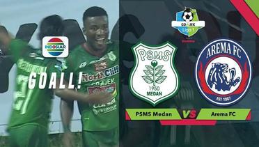 Goal Kedua Wilfreid Yessoh - PSMS Medan (2) vs Arema FC (0) | Go-Jek Liga 1 Bersama Bukalapak
