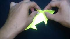 Cara Membuat Origami Anjing Pudel Bisa Memendek dan Memanjang