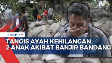 Tangis Ayah Kehilangan 2 Anak Akibat Banjir Bandang dan Longsor di  Humbang Hasundutan