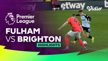 Fulham vs Brighton - Highlights | Premier League 23/24