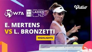 Elise Mertens vs Lucia Bronzetti - Highlights | WTA Upper Austria Ladies Linz 2024