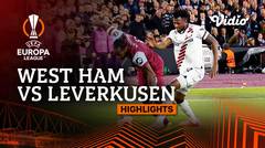 West Ham vs Leverkusen - Highlights | UEFA Europa League 2023/24 - Quarter Final