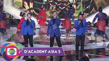 RANCAK!!! Tari Rampaian Melayu & D'gantengz "Euforia" Buat Penonton Asik Goyang - D'Academy Asia 5