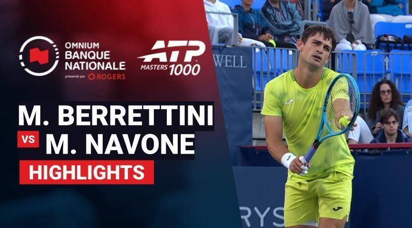 Matteo Berrettini vs Mariano Navone - Round 1 (Rogers Court) | ATP 1000: National Bank Open presented by Rogers 2026
