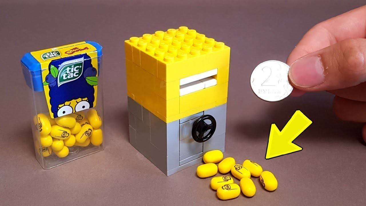 Cara merakit mesin permen dari Lego Vidio