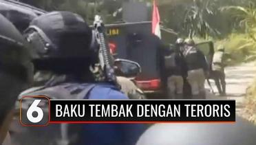 Baku Tembak Antara Polisi dengan Kelompok Teroris Bersenjata di Papua Kembali Terjadi!