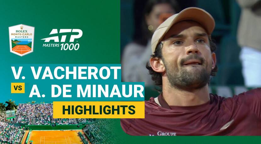 Valentin Vacherot vs Alex de Minaur - Quarterfinals | ATP 1000: Rolex Monte-Carlo Masters 2026