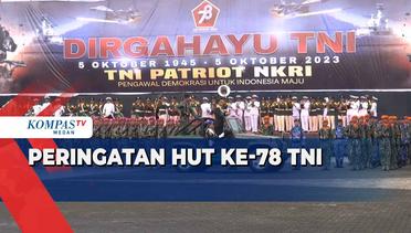 Momen Peringatan HUT ke-78 TNI di Lapangan Astaka Deli Serdang