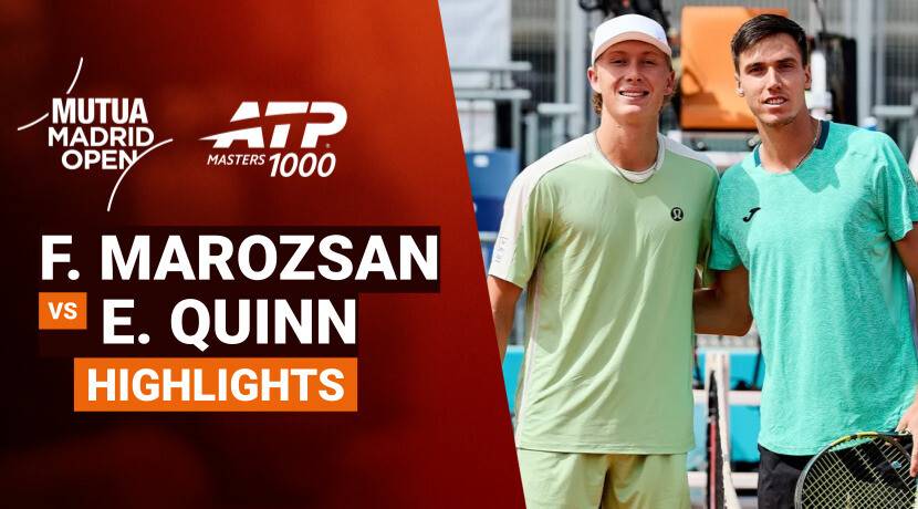 Fabian Marozsan vs Ethan Quinn - Round 1 (Court 4) | ATP 1000: Mutua Madrid Open 2026