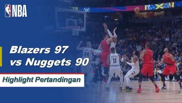 NBA I Cuplikan Pertandingan : Blazers 97 vs Nuggets 90