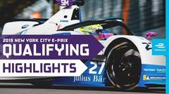 2019 New York City E-Prix | Sunday Qualifying Highlights | ABB FIA Formula E Championship