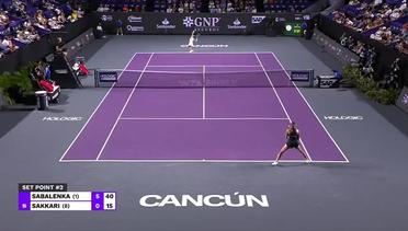 Aryna Sabalenka vs Maria Sakkari - Highlights | WTA Finals Cancun 2023