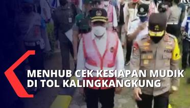 Didampingi Kakorlantas Polri, Menhub Budi Karya Sumadi Tinjau Kesiapan Arus Mudik 2022 di Semarang