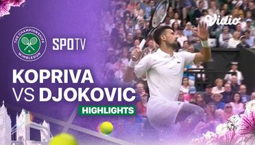 V. Kopriva (CZE) vs N. Djokovic (SRB) - Highlights | Wimbledon 2024 - Gentlemen's Singles