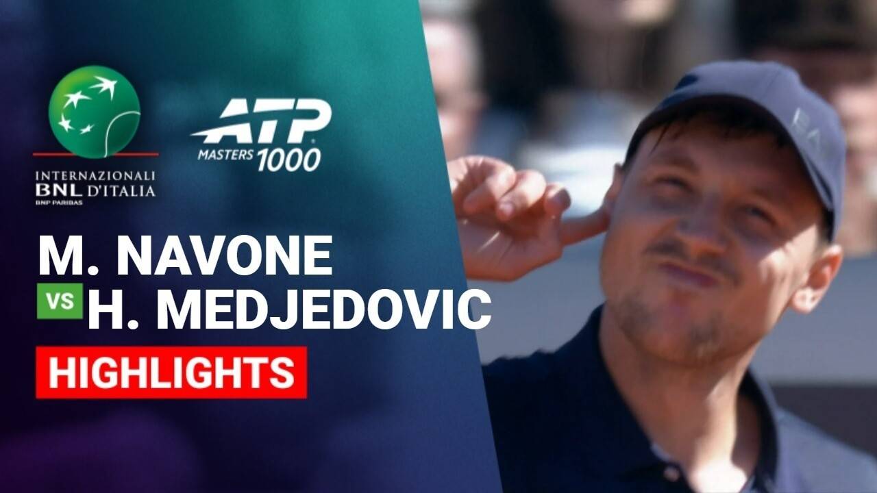 Mariano Navone vs Hamad Medjedovic - Round 3 (Pietrangeli) | ATP 1000: Internazionali BNL d'Italia 2026