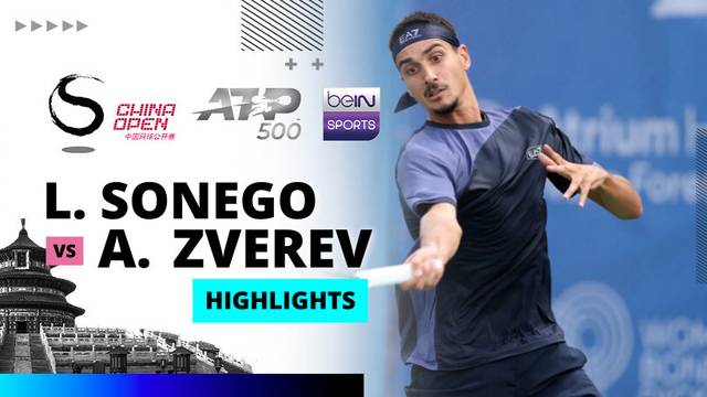 L. Sonego vs A. Zverev - Highlight | ATP 500: China Open 2025