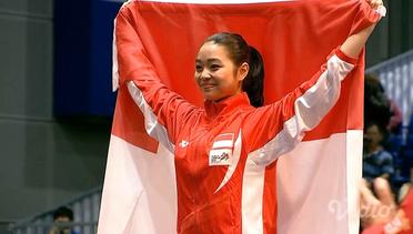 Moment Kemenangan Wushu Nandao + Nangun Putri - Juwita Niza Raih Medali Emas