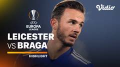 Highlight - Leicester vs Braga I UEFA Europa League 2020/2021