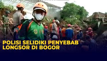 Polisi Akan Selidiki Penyebab Longsor di Bogor yang Timbun Warga