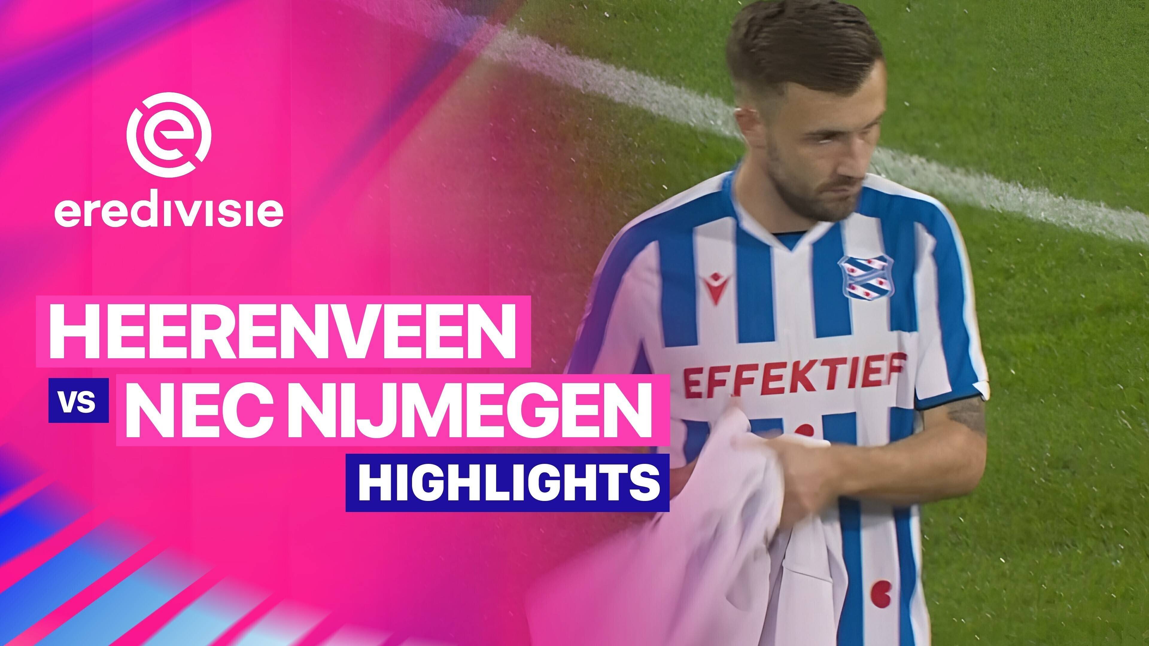 Heerenveen vs NEC Nijmegen