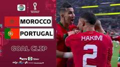 Gol Y. En-Nesyri (Morocco) Dapet Bola Tak terkawal Pemain Belakang Portugal | FIFA World Cup Qatar 2022